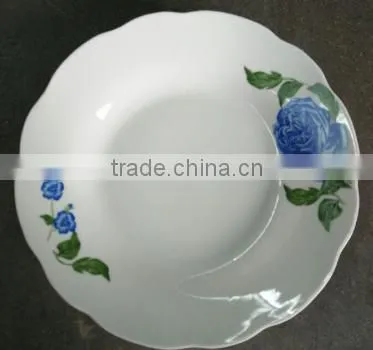 ceramic dishes plate , platos de porcelana placa , dish plate with holder