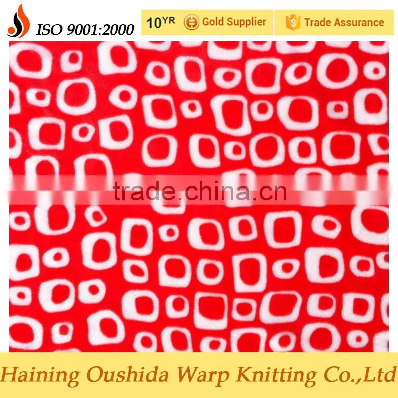 Hot sale homewear fabric spandex velboa for children's warm suit
