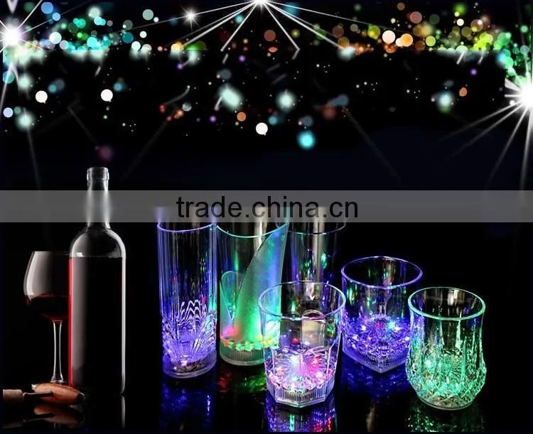 party KTV bar supplies Emitting luminescent glass goblet cocktail colorful flashing cup