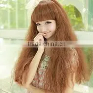 Top fashionable light brown North Korea style wig