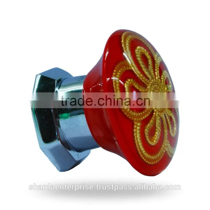 Resin Grey Bone Knob