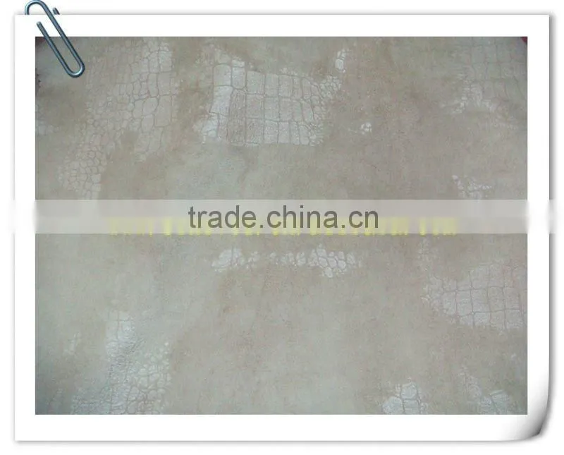100% polyester knitted suede fabric for winter coat