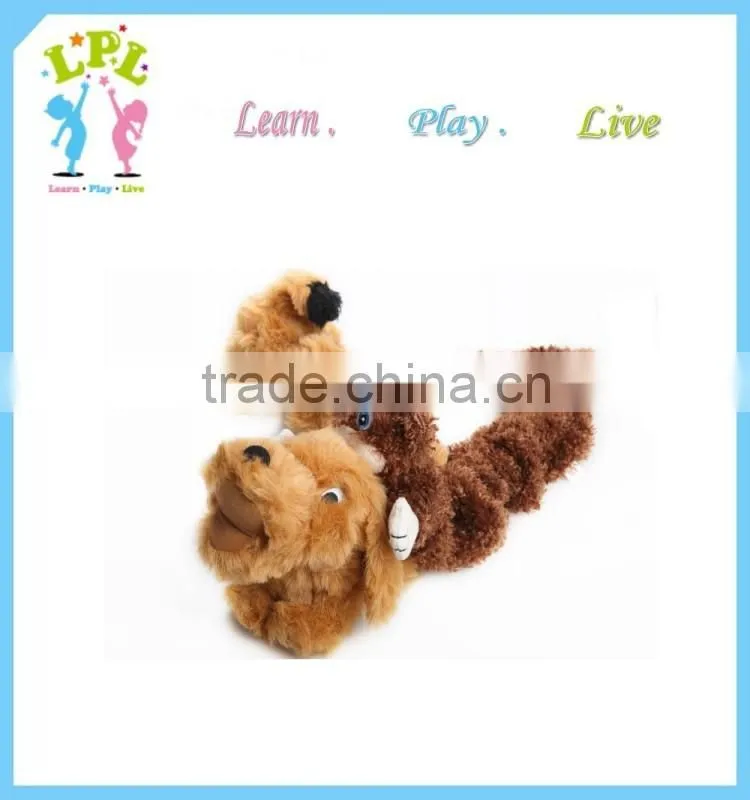 Beautiful plush stretchy brown monkey toys for kids