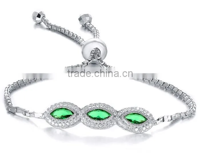 jewerly silver 925 gemstone charm bracelets