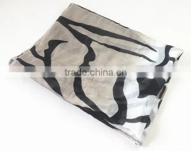 Fashionable big size custom viscose scarf