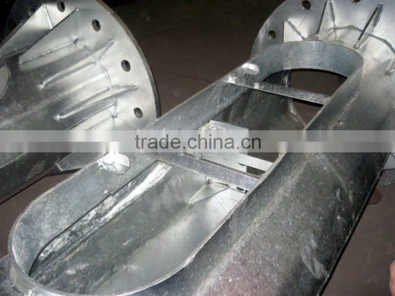 15m-60m galvanised steel mast