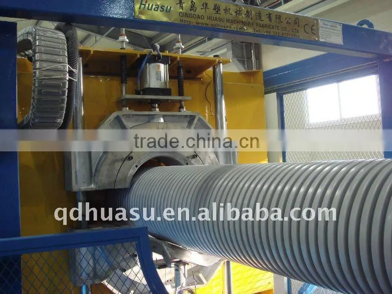 Great Output PVC double wall corrugated pipe production machine