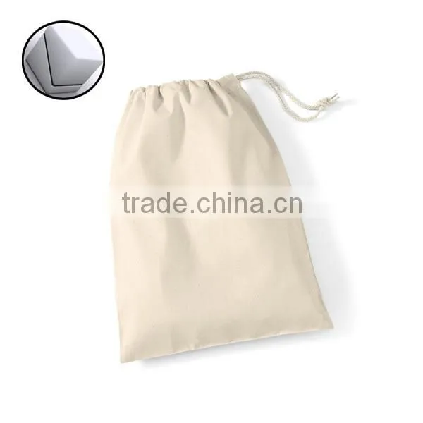 canvas printing drawstring gift bag or shoe bag