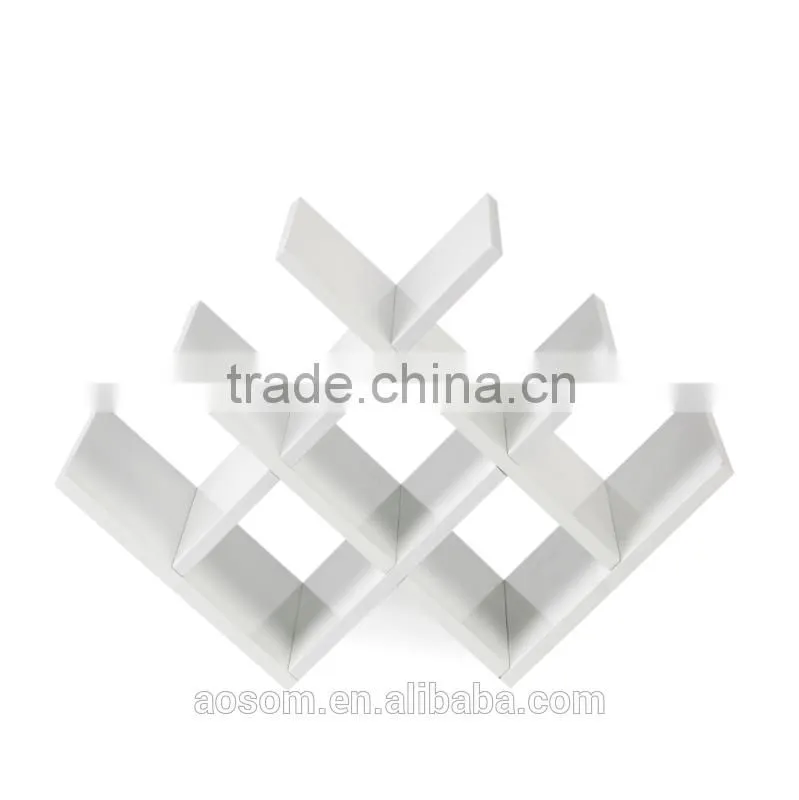 Commercial Wooden Bamboo Wine Rack for Decoration Display