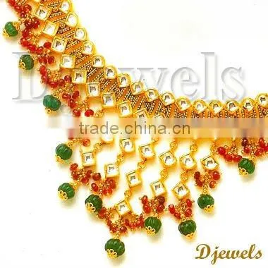 Traditional Necklace Sets, Indian Kundan Jewellery, Kundan Necklace Sets