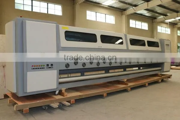 5m solvent printer with 8 PCS Seiko SPT1020 35pl black back flex printer
