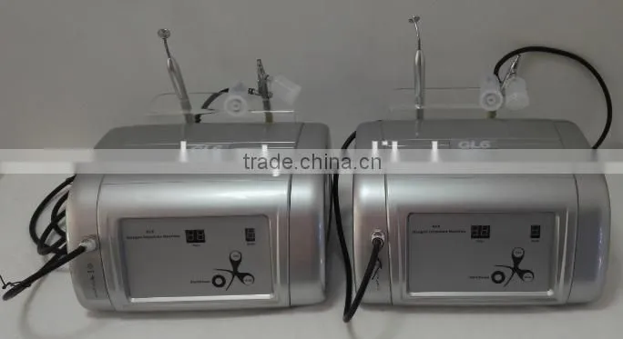 Salon equipment portable 2 in 1 water oxygen and injection skin rejuvenation facial machine