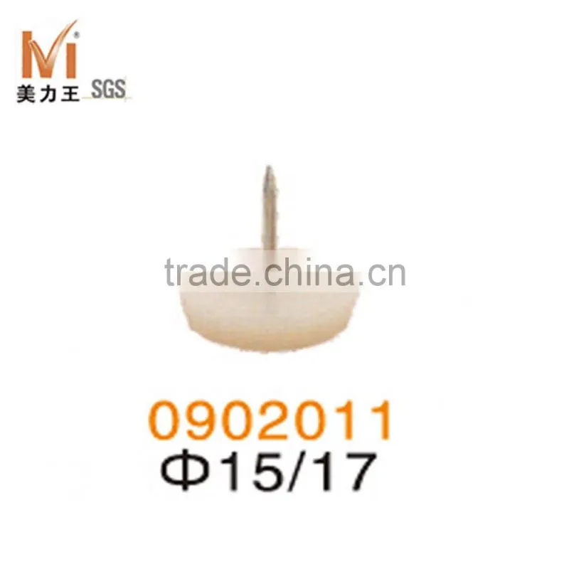 mushroom shape furniture foot nails for furniture feet