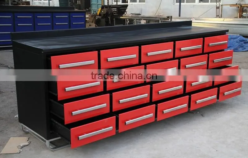 Heavy duty 20 drawer metal tool cabinet