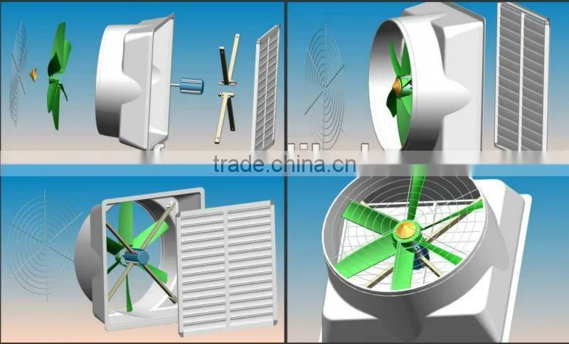 Large Wall Mount Cooling Fan for Industrail / Greenhouse / Poultry (OFS)