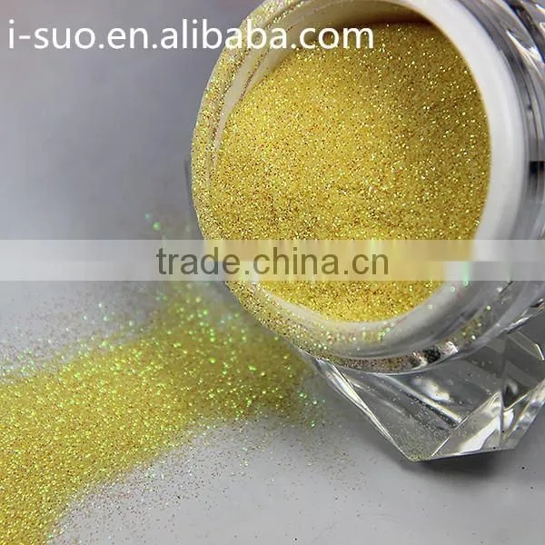 Bulk sales 2016 Popular hexagonal glitter powder for leather