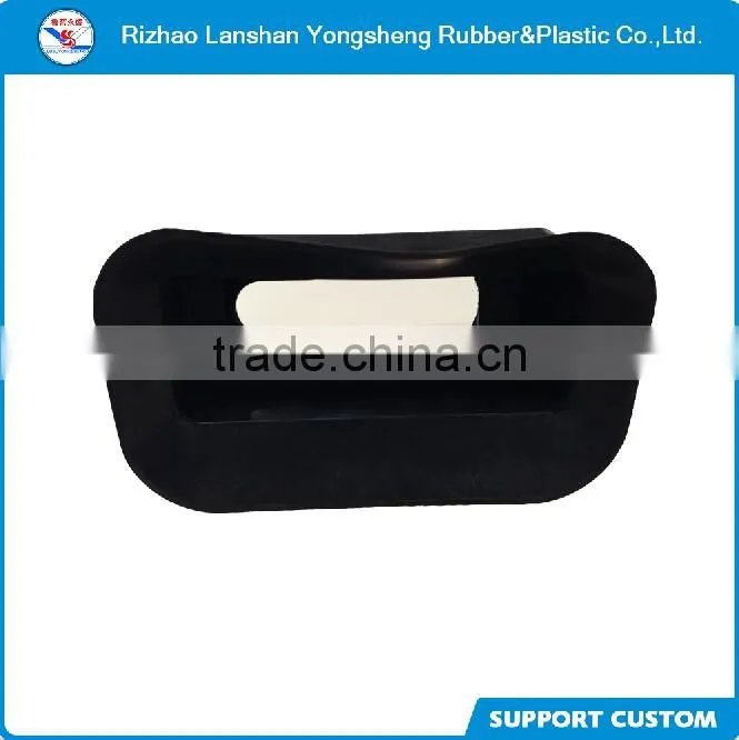 car rubber silencer square rubber end cap made in china