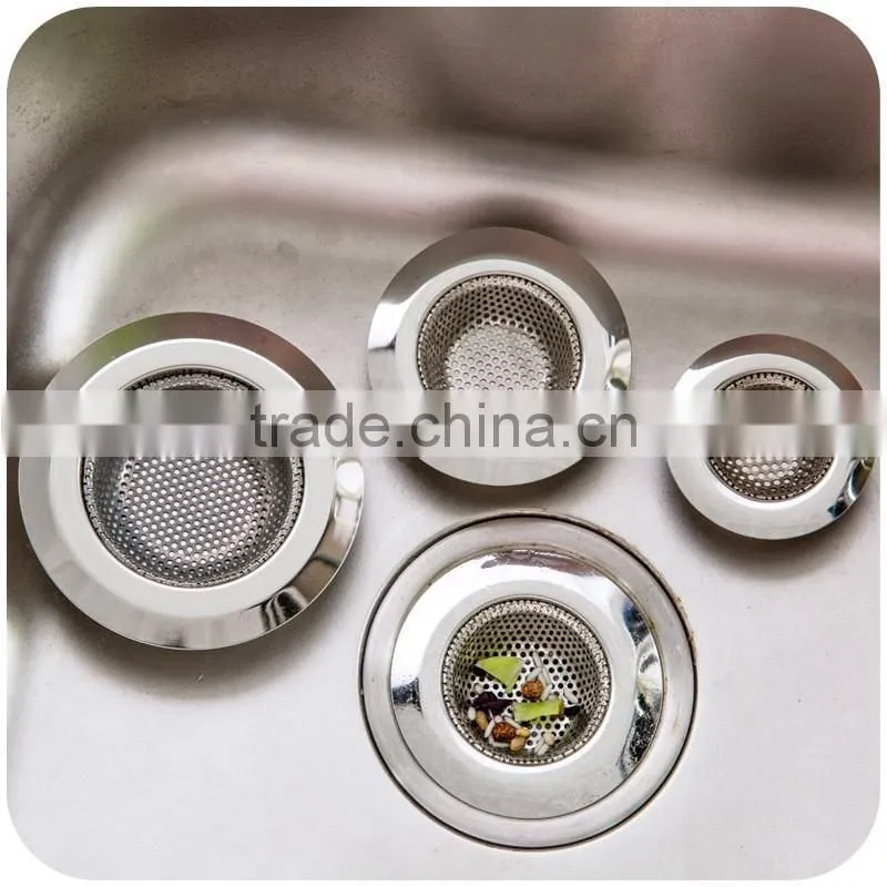 kitchen Stainless steel sink strainer net SS sink strainer