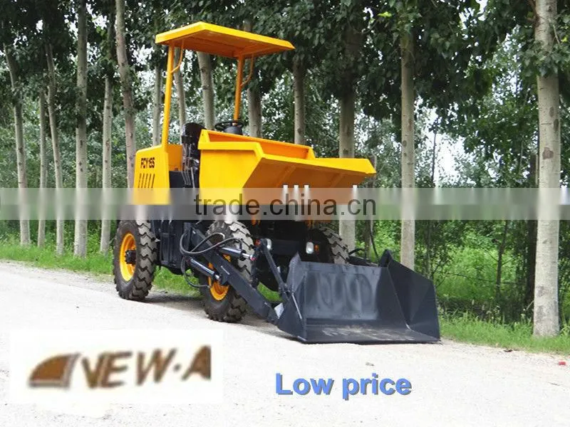 Best seller CE 2Ton self loading mini dumper 4x4