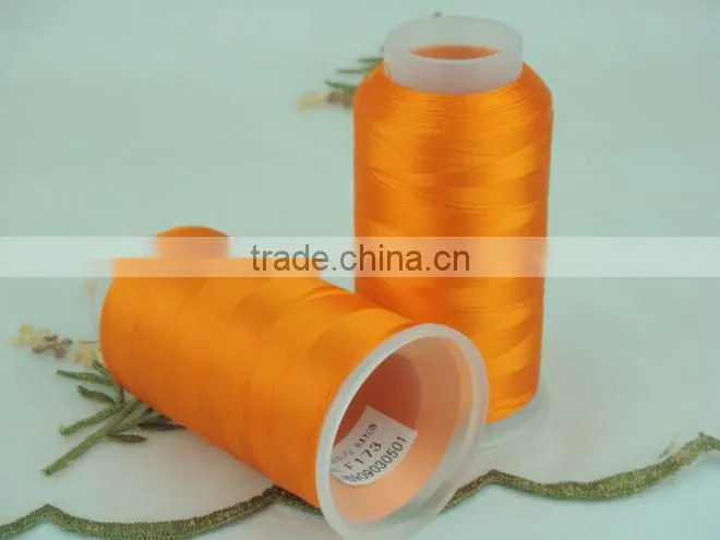 Threads for machine embroidery