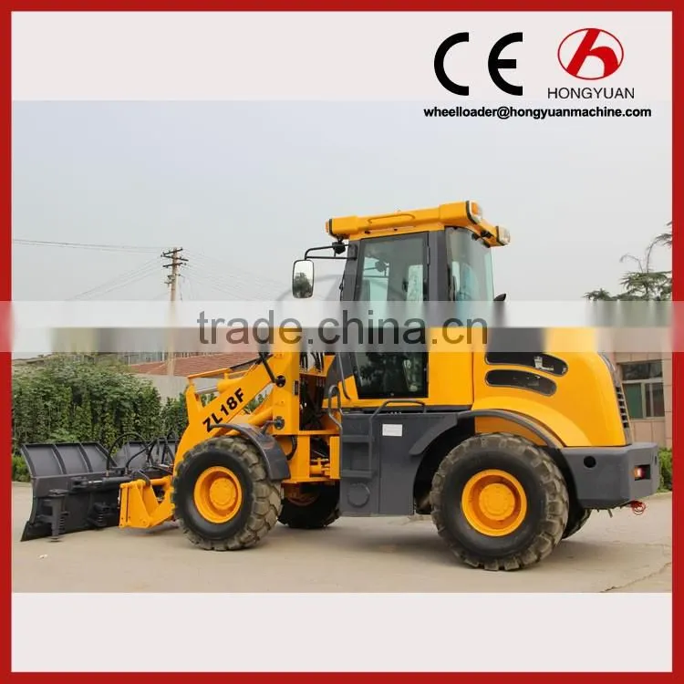 1.8ton ZL18F Wheel Loader for Sale multifunction wheel loader