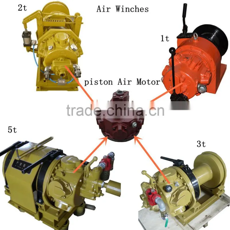 Mining and construction used 3 ton air powered winch