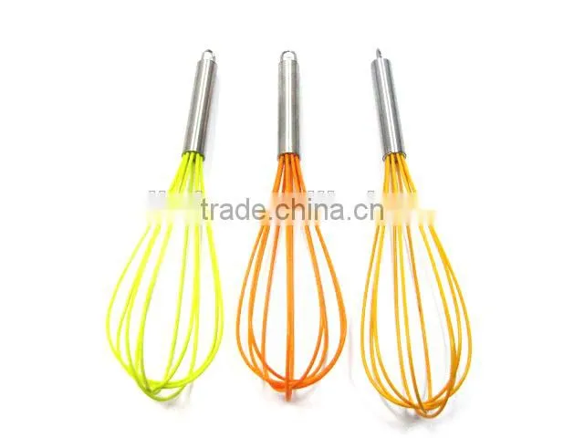 Hot selling!silicone coated whisk