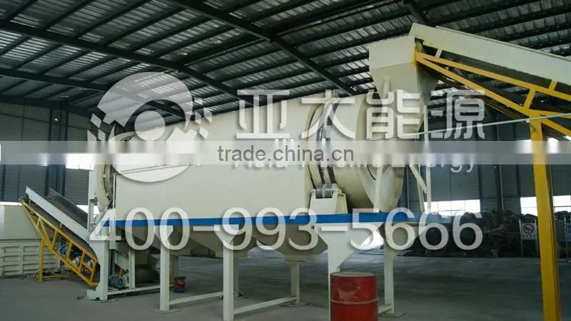 Municipal solid waste sorting equipment line