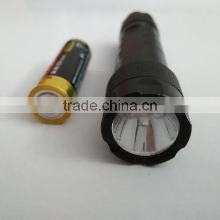 1x AA Battery LED torch flashlight cheap aluminium led flashlight torch
