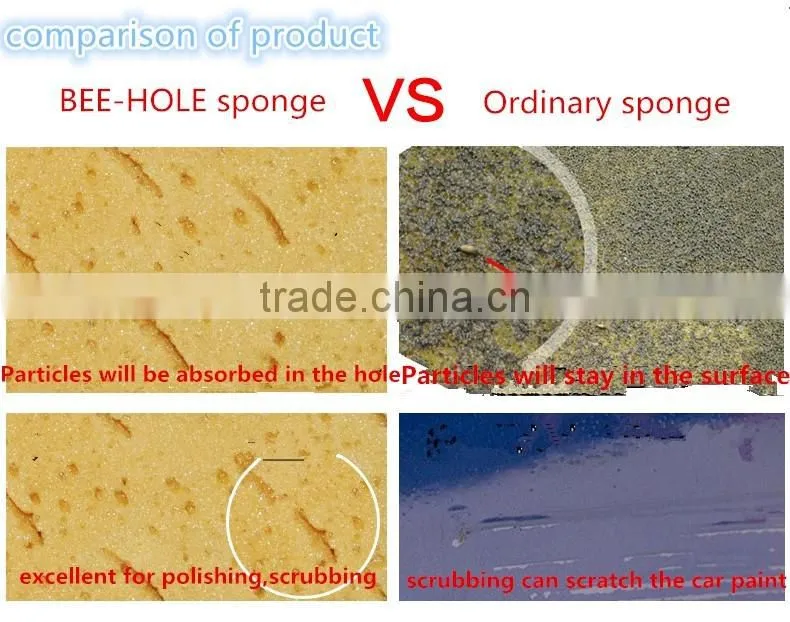 Newest macroporous washing and waxing sponge for car
