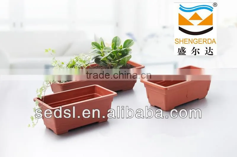 rectangular cheap garden flower pots terracotta