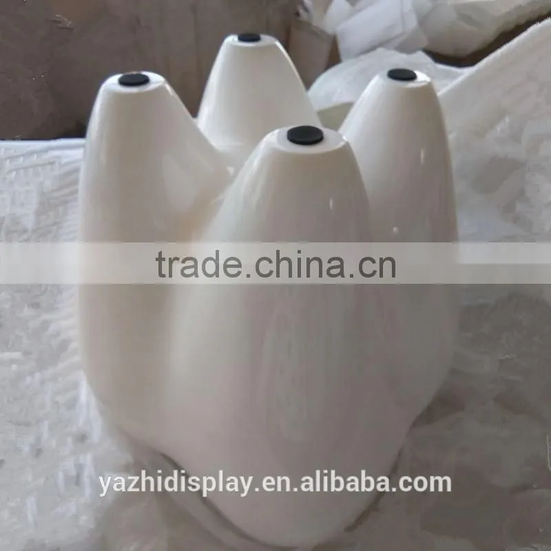 industrial color artifical fiberglass tooth chair tooth stool for store decor furniture