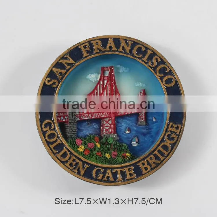 2015 NEW ARRIVAL CUSTOM RESIN SOUVENIR MAGNETS