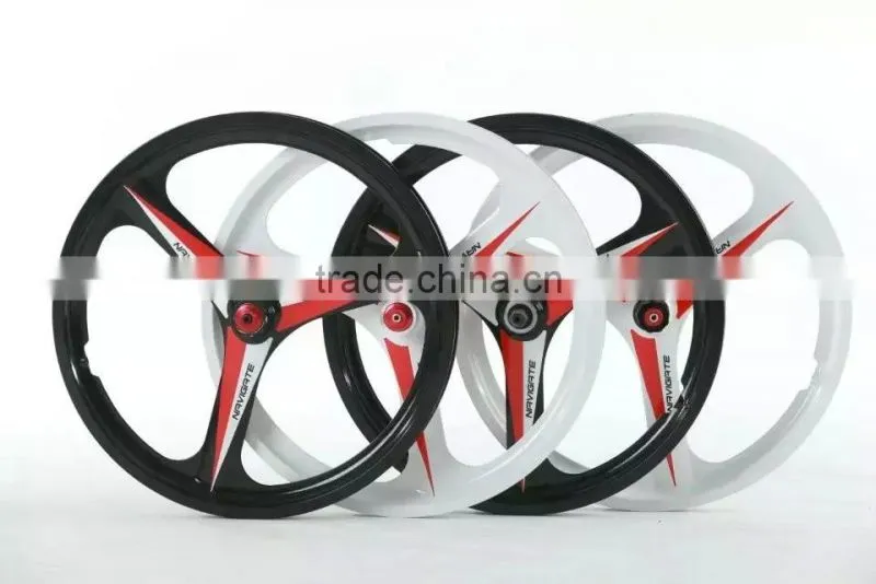 20 inch lightest strongest magnesium alloy bike wheel /fixed gear type hub bike wheel