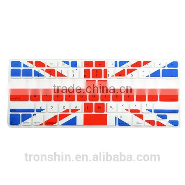 Flexible fashion waterproof keyboard cover skin,custom silicone keyboard cover