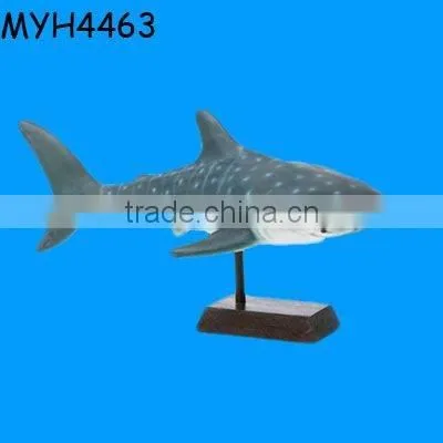 Ceramic spotted dolphin statue