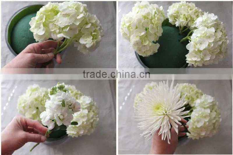 customized wet green resin floral foam spheres