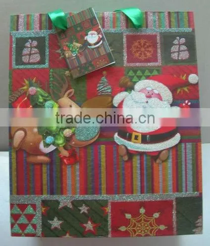 Promotional gift bag for christmas holiday