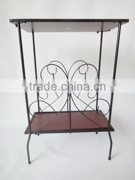 2 tier Metal Occasional Decorative magazine table or sofa side table