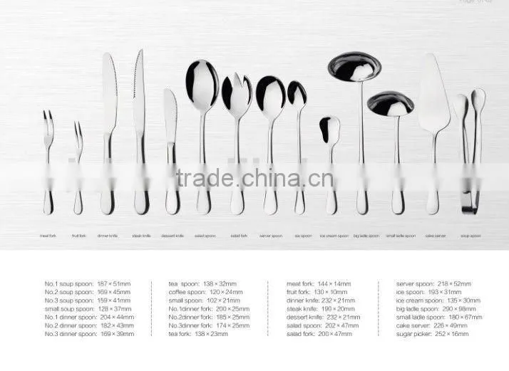 Stainless steel Gold cover knife forks spoon set for cutlery set