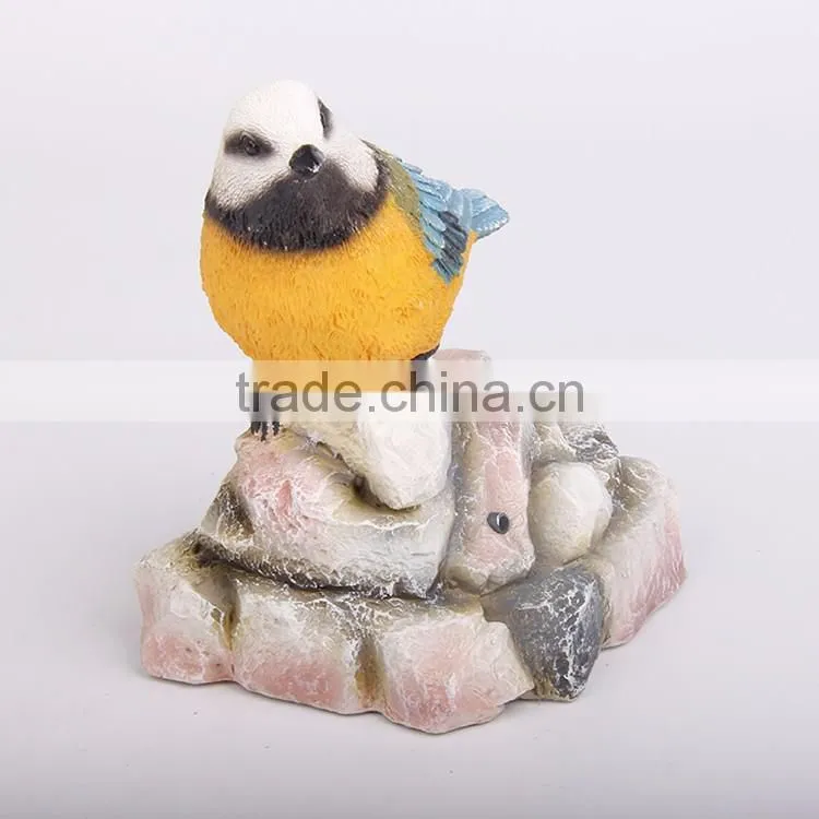 Custom crafts polyresin birds suppliers and manufacturers