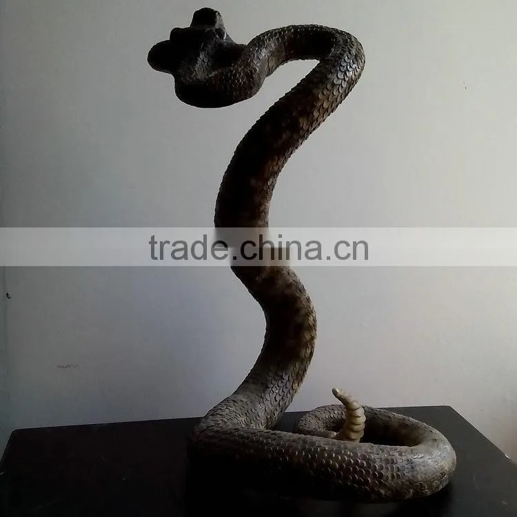 Resin snake figure
