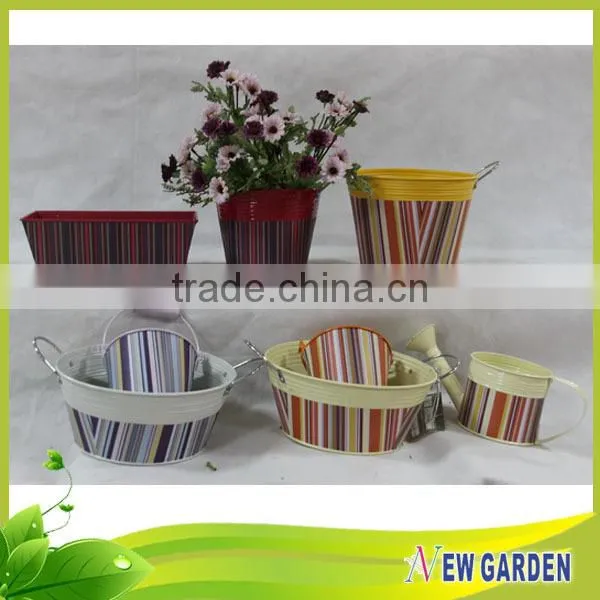 Popular Practical 100% Pure Natural Handmade Meatal Big Plant Pots