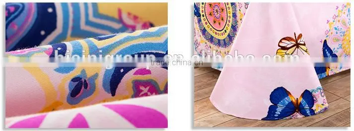 Elegant Pinkie Lady Princess Bedding Set of Sun and Butterfly, High Quality Girls Bedding Set BF11-05143c