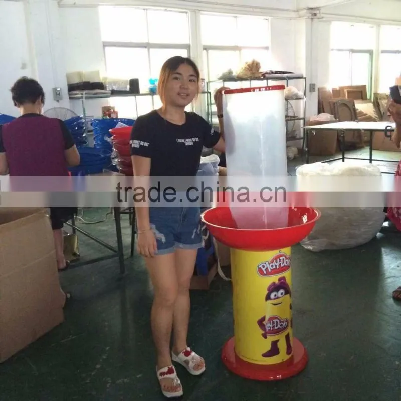 custom thermoformed plastic display base for decking