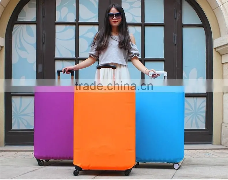 Waterproof Spandex Travel Luggage Cover Fits 18-32 Inch Luggage(Z-SC-001)