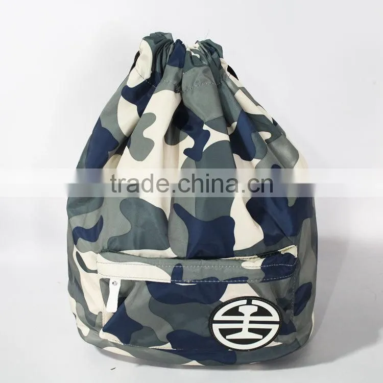 Heavy Duty Drawstring Backpack in Digital Camouflage Army Military Sack(TM-CDR-226)