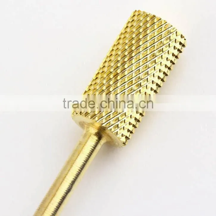 1 pc Durable Cylinder Carbide File Nail Drill Strong Bit for Nail Art Manicure DIY Rechargeable Nail Drill Bits