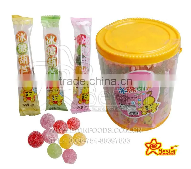 Sugar-coated Haws On A Stick Carrageenan Soft Candy