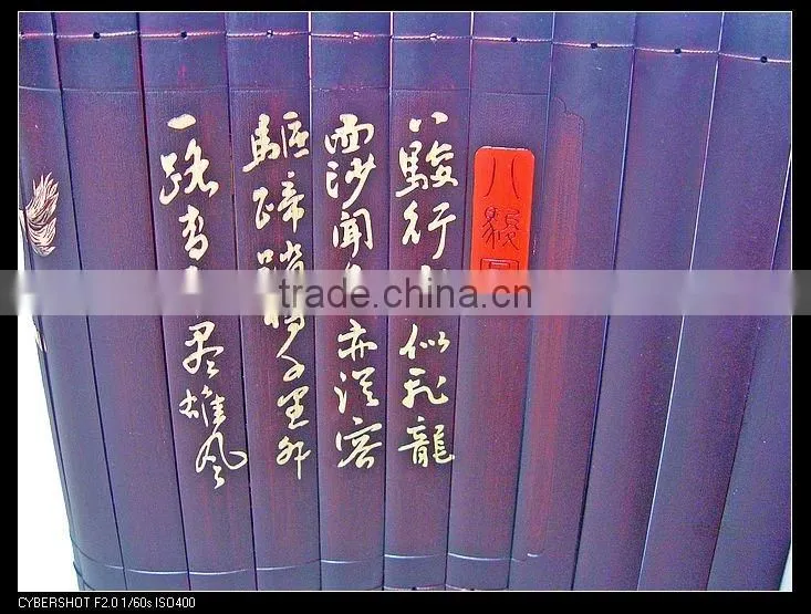 eight horses bamboo painting